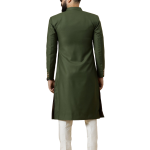 Classic Seaweed Green Achkan for Men | Elegant Ethnic Wear | Jaipurio